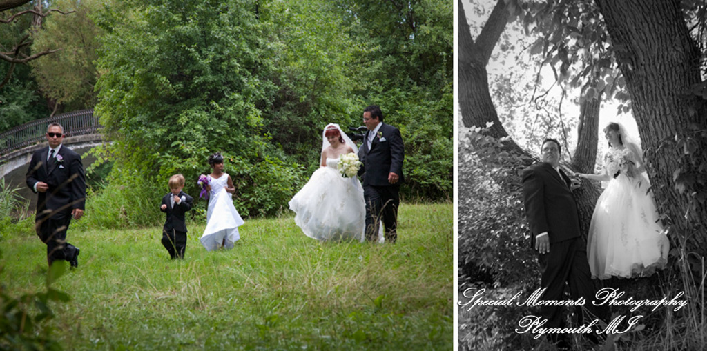 Jessica & Mike at St. Thomas a'Becket Catholic Church Canton MI wedding photograph