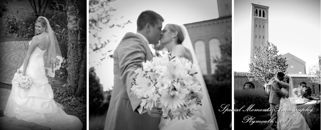 Lindsay & Mike at Ss. Mary & Joseph Chapel Plymouth MI wedding photograph