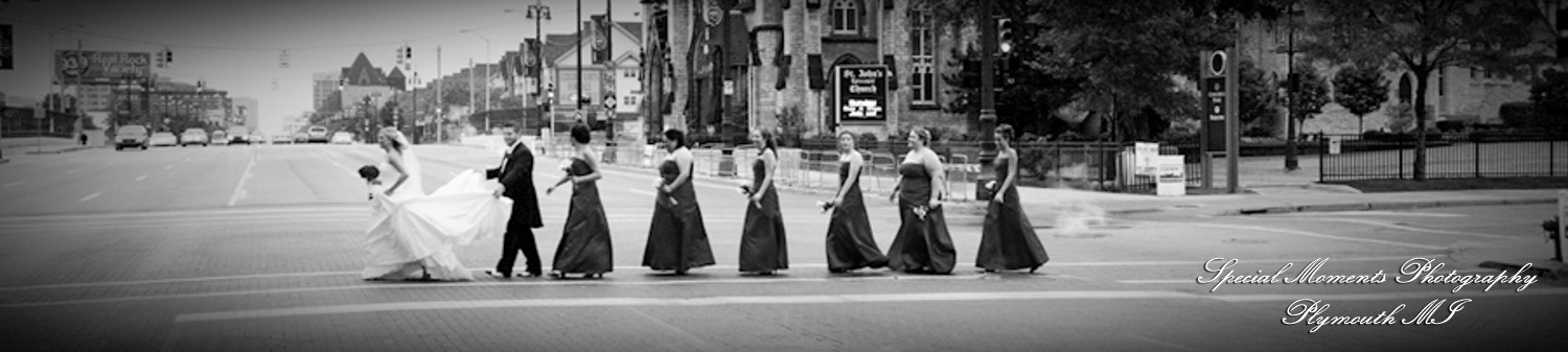 Ashley & Joe at St. Joseph Catholic Detroit MI wedding photograph