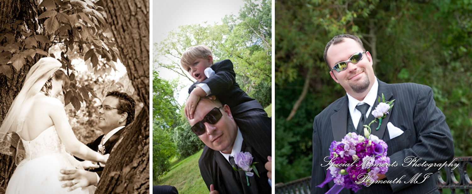 Jessica & Mike at St. Thomas a'Becket Catholic Church Canton MI wedding photograph