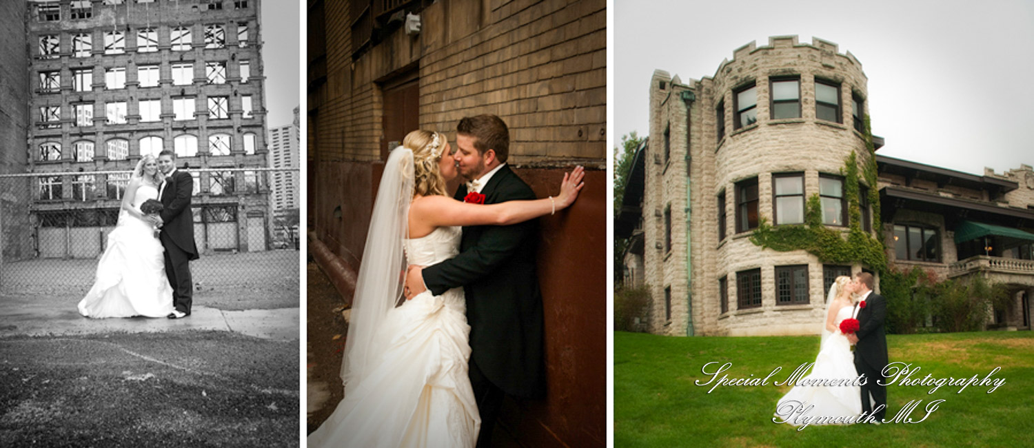 Ashley & Joe at Henry Ford Estate Dearborn MI wedding photograph