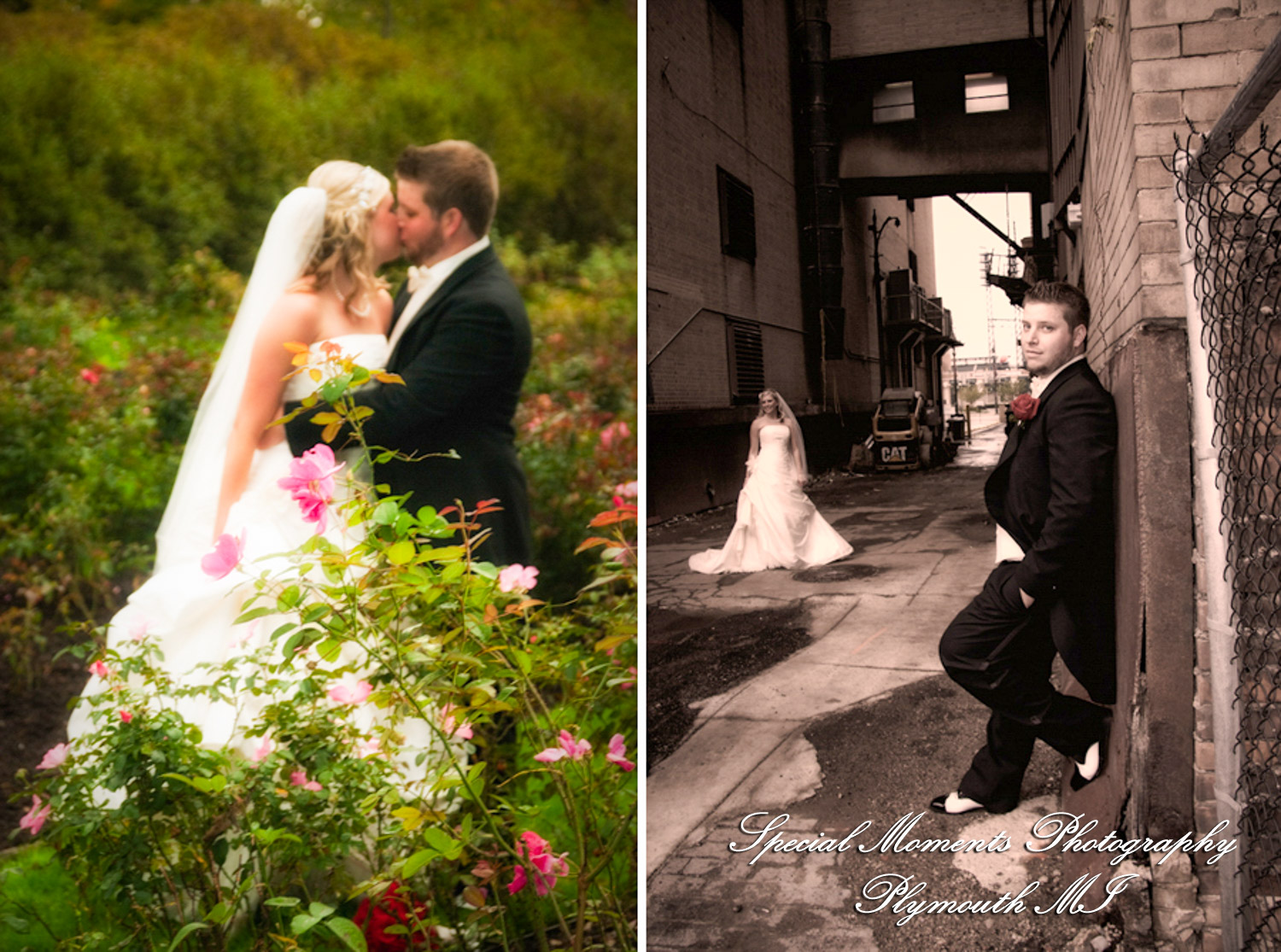 Ashley & Joe at Henry Ford Estate Dearborn MI wedding photograph