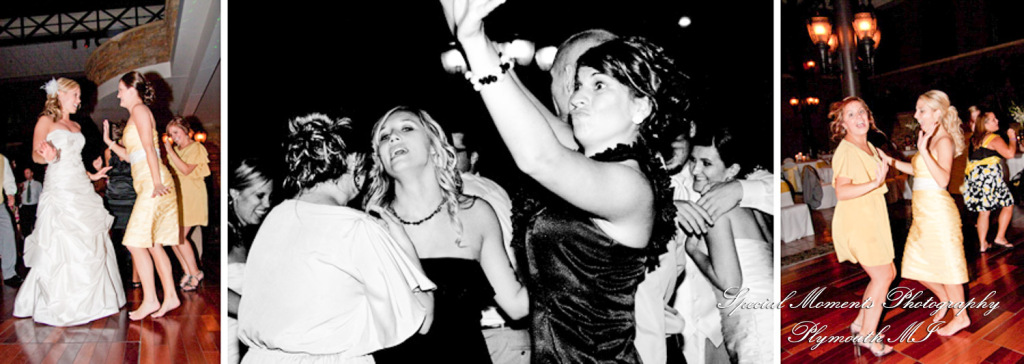 Lindsay & Mike at St. John's Resort Atrium Ballroom Plymouth MI wedding photograph