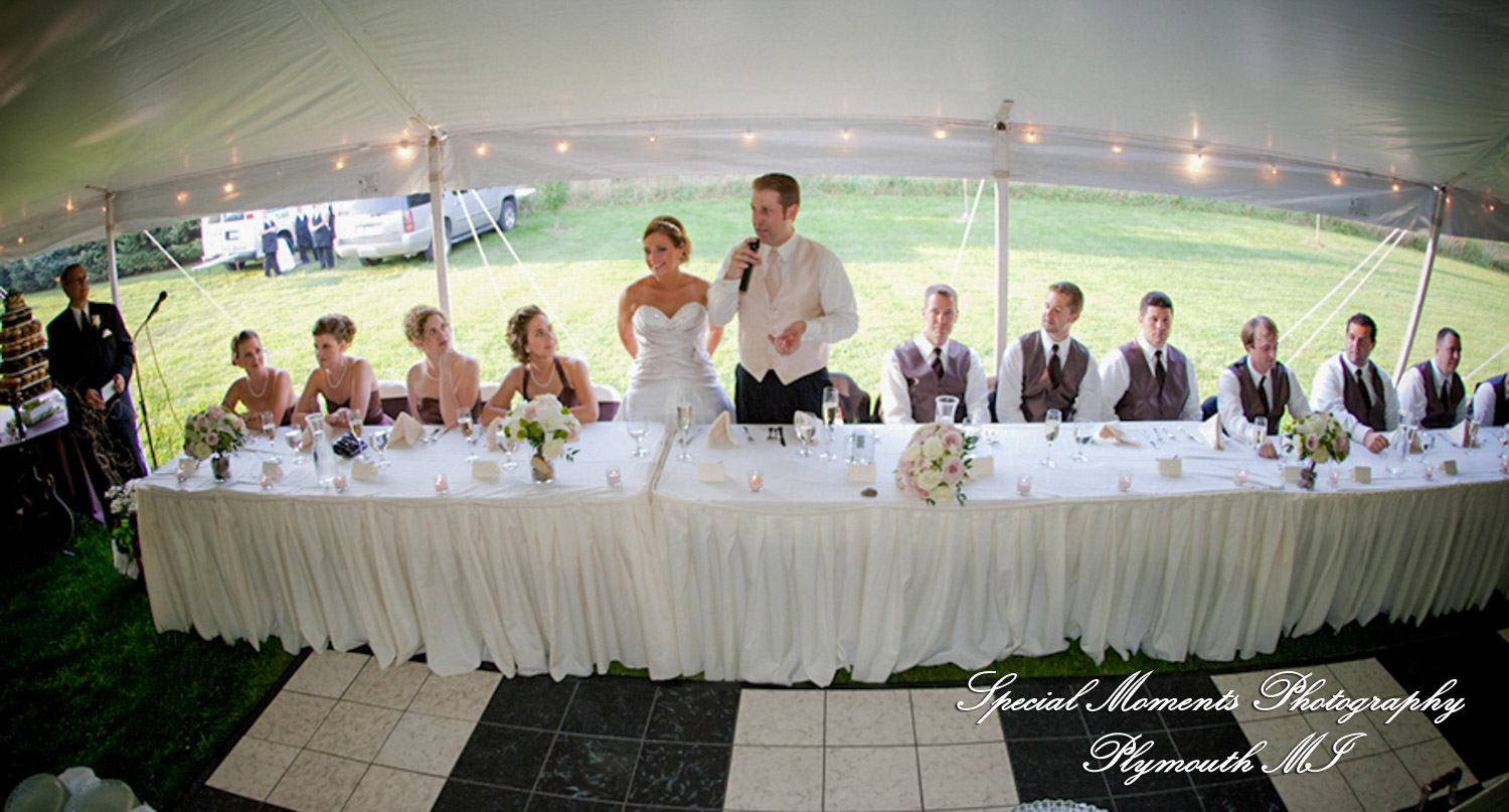 Valerie & Al at Oakwood Wedding Chapel Oxford MI wedding photograph