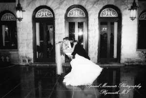 Ashley & Joe at Henry Ford Estate Dearborn MI wedding photograph