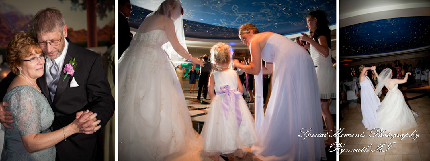 Jessica & Mike at Arnaldo's Banquet Hall Riverview MI wedding photograph