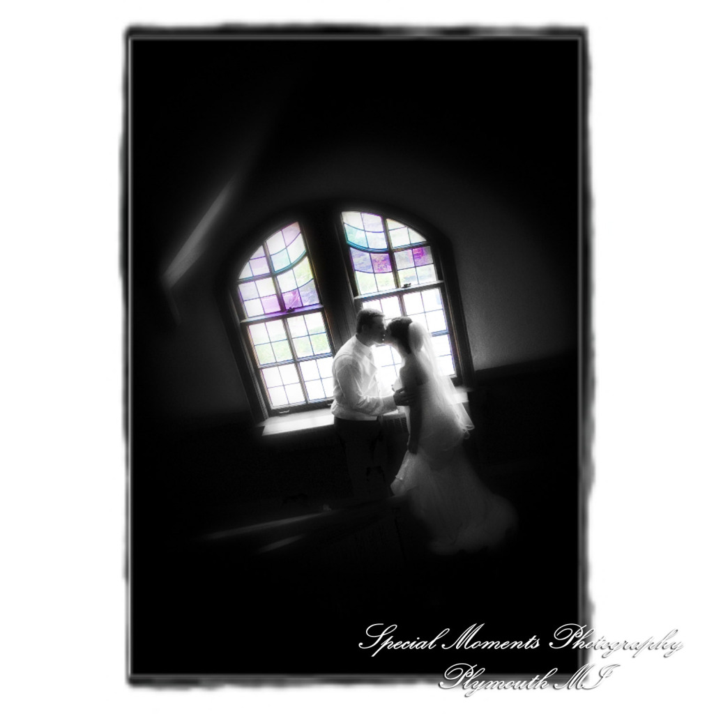 Kelly & Chris at Michigan League Ballroom Ann Arbor MI wedding photograph