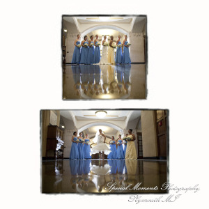 Kelly & Chris at Michigan League Ballroom Ann Arbor MI wedding photograph