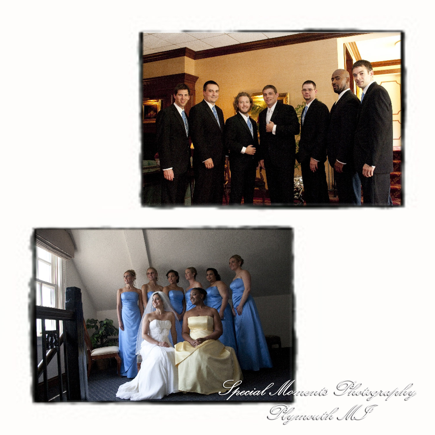 Kelly & Chris at Michigan League Ballroom Ann Arbor MI wedding photograph