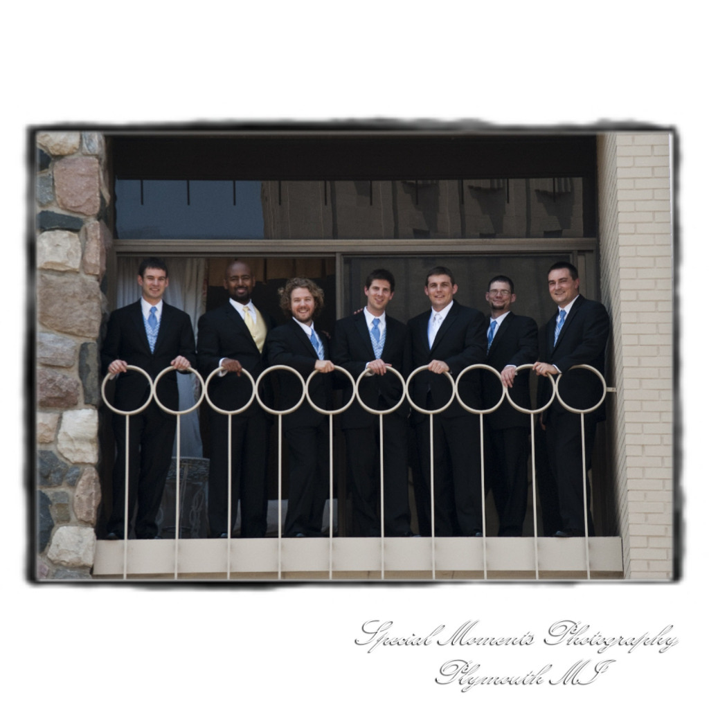 Kelly & Chris at Michigan League Ballroom Ann Arbor MI wedding photograph