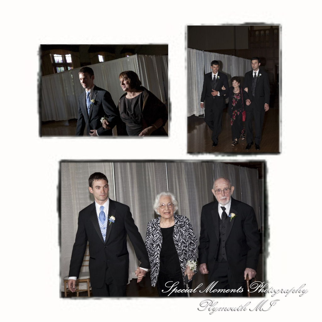 Kelly & Chris at Michigan League Ballroom Ann Arbor MI wedding photograph