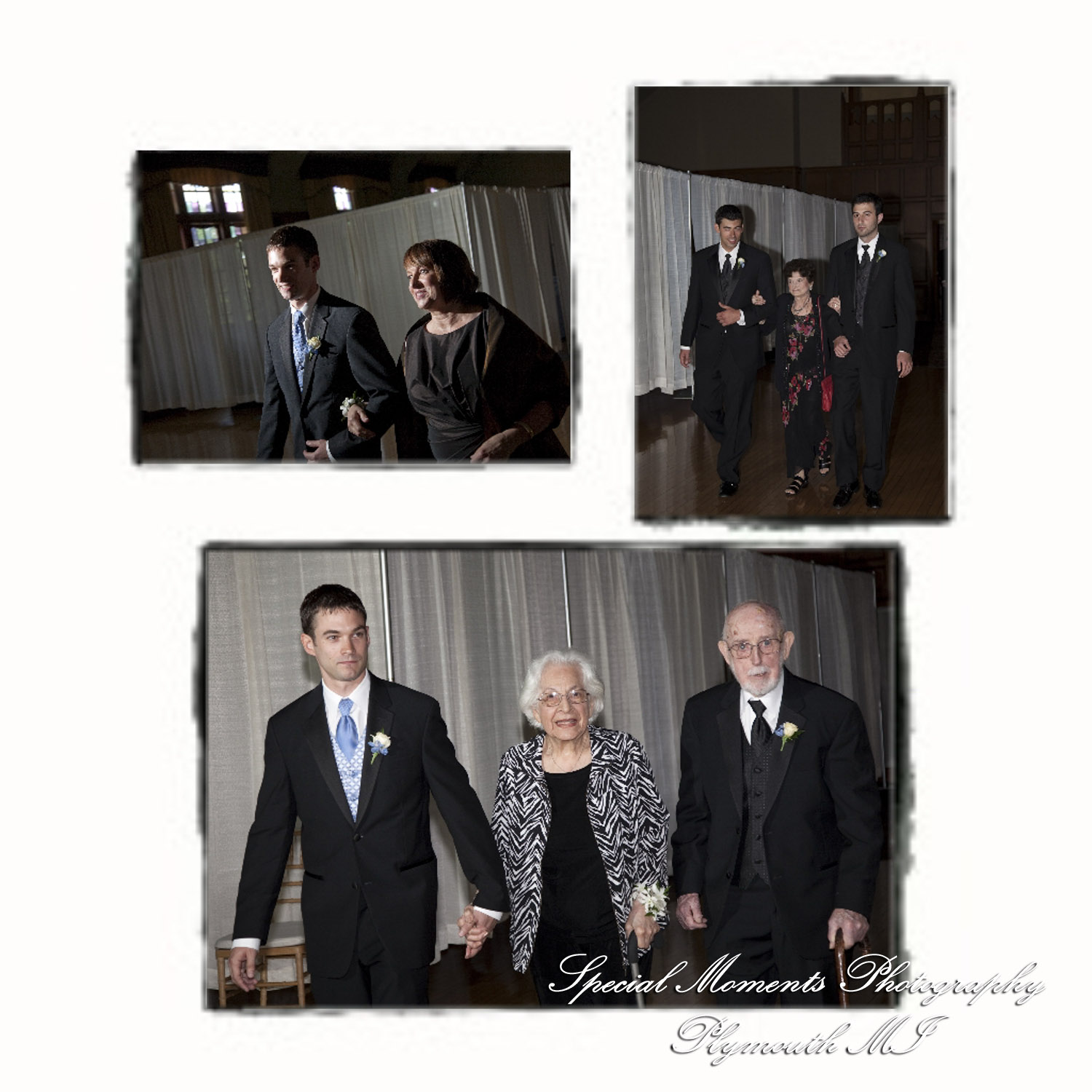 Kelly & Chris at Michigan League Ballroom Ann Arbor MI wedding photograph