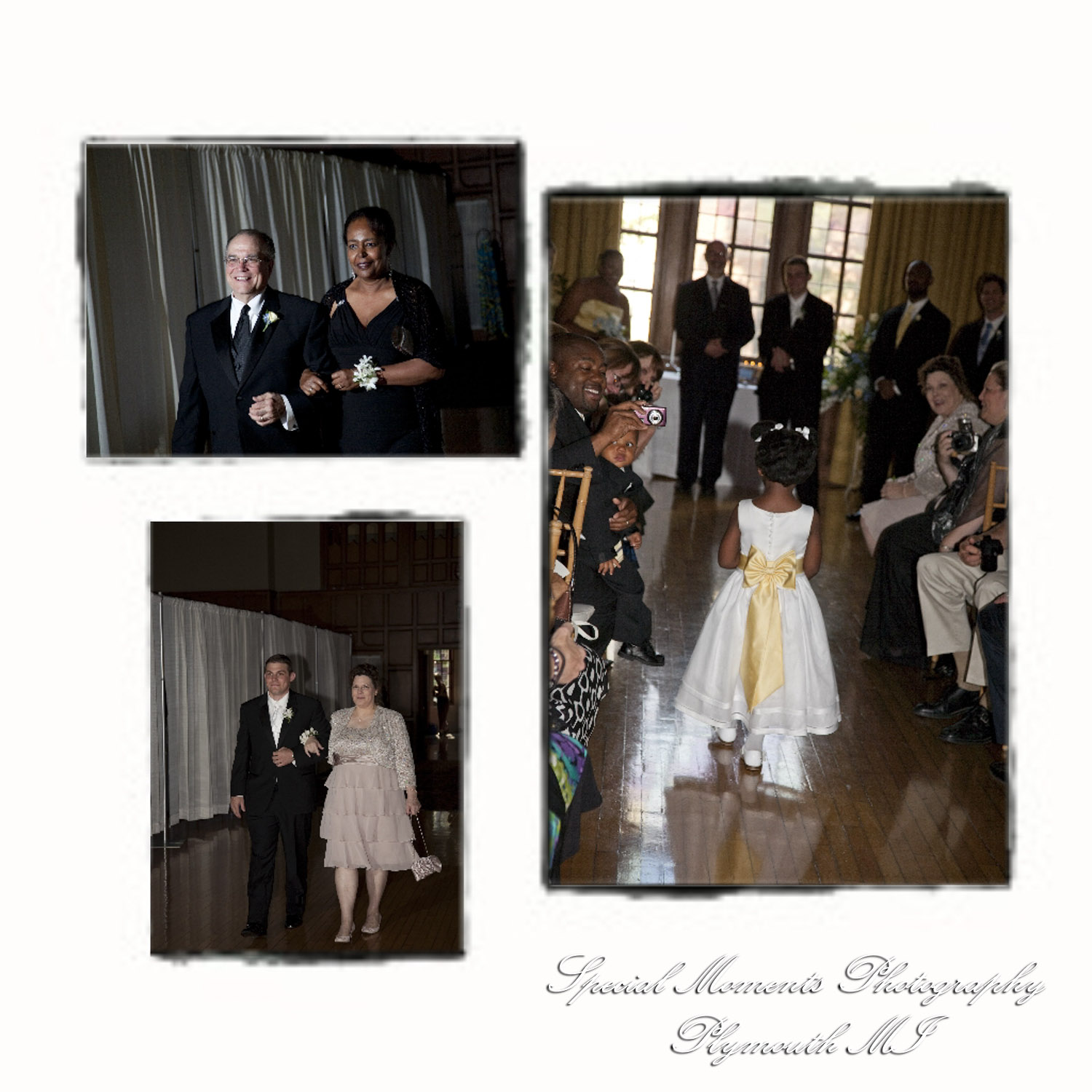 Kelly & Chris at Michigan League Ballroom Ann Arbor MI wedding photograph