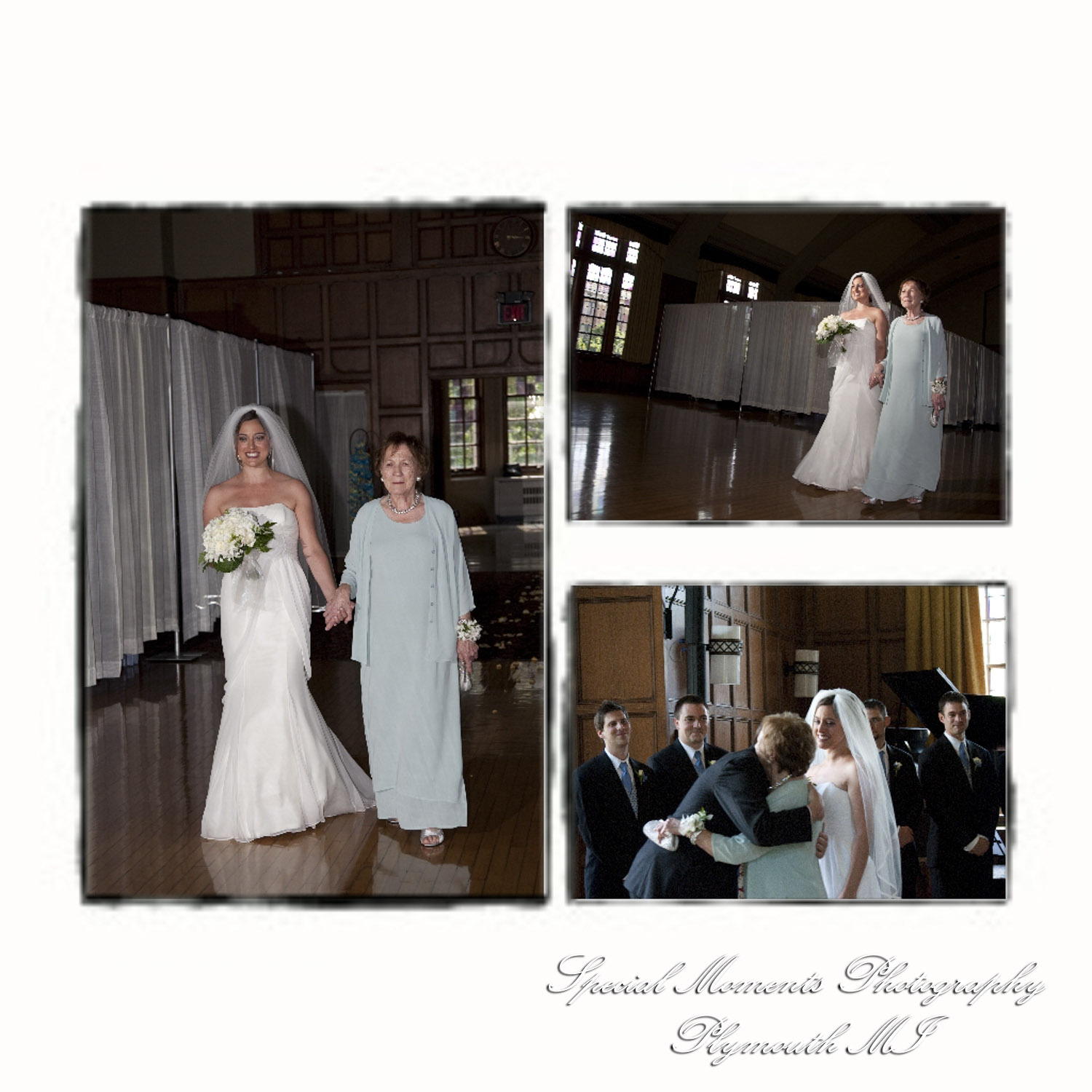 Kelly & Chris at Michigan League Ballroom Ann Arbor MI wedding photograph