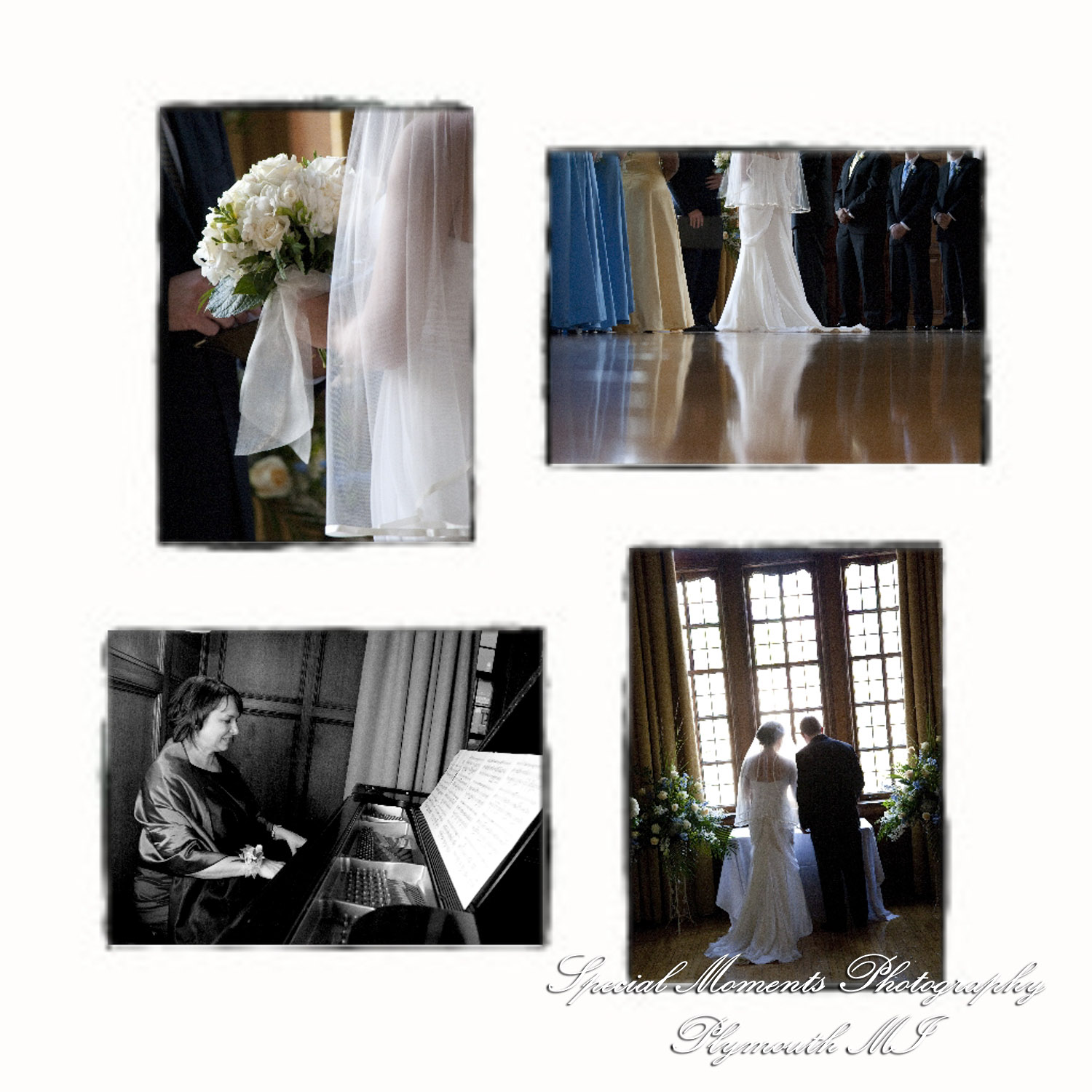 Kelly & Chris at Michigan League Ballroom Ann Arbor MI wedding photograph