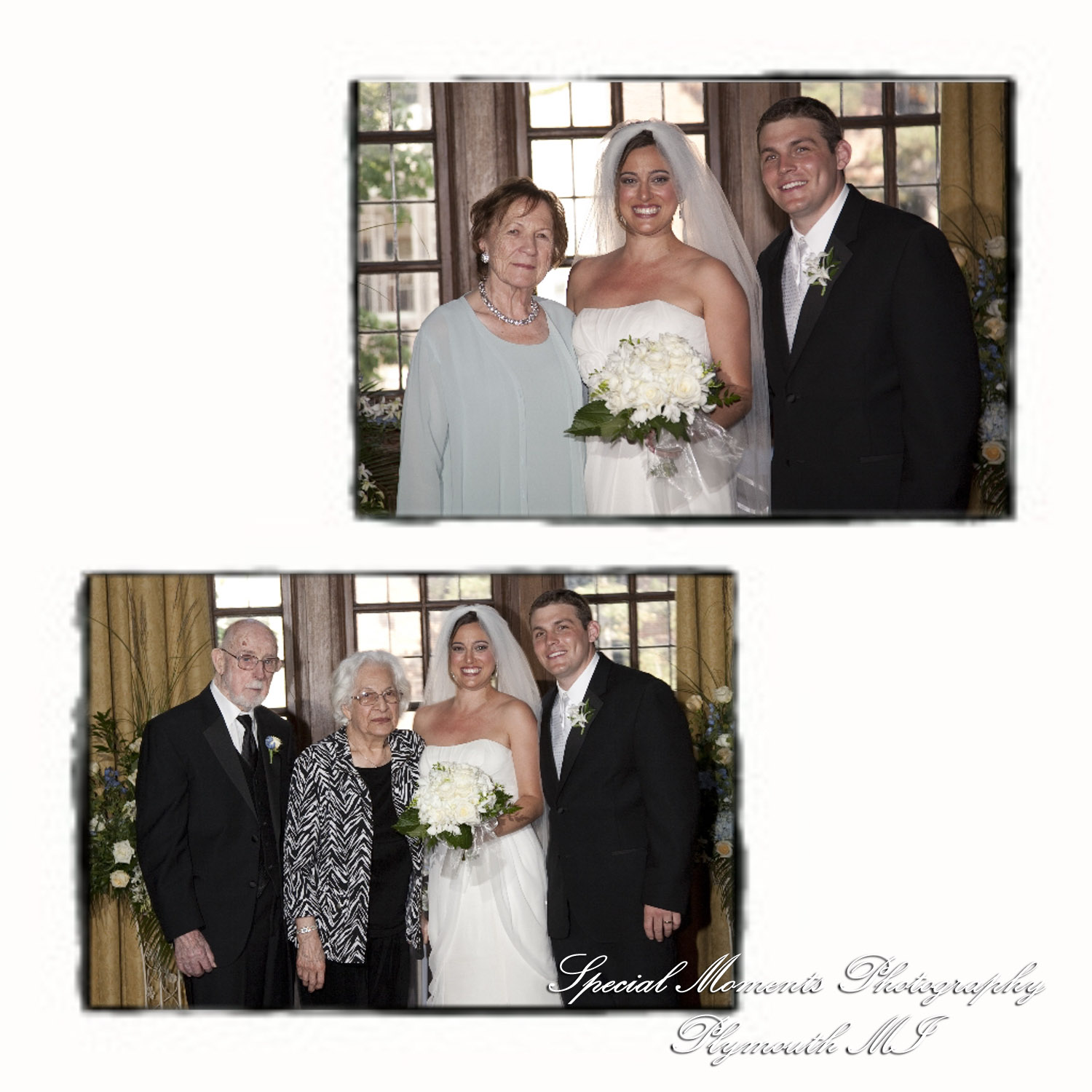 Kelly & Chris at Michigan League Ballroom Ann Arbor MI wedding photograph