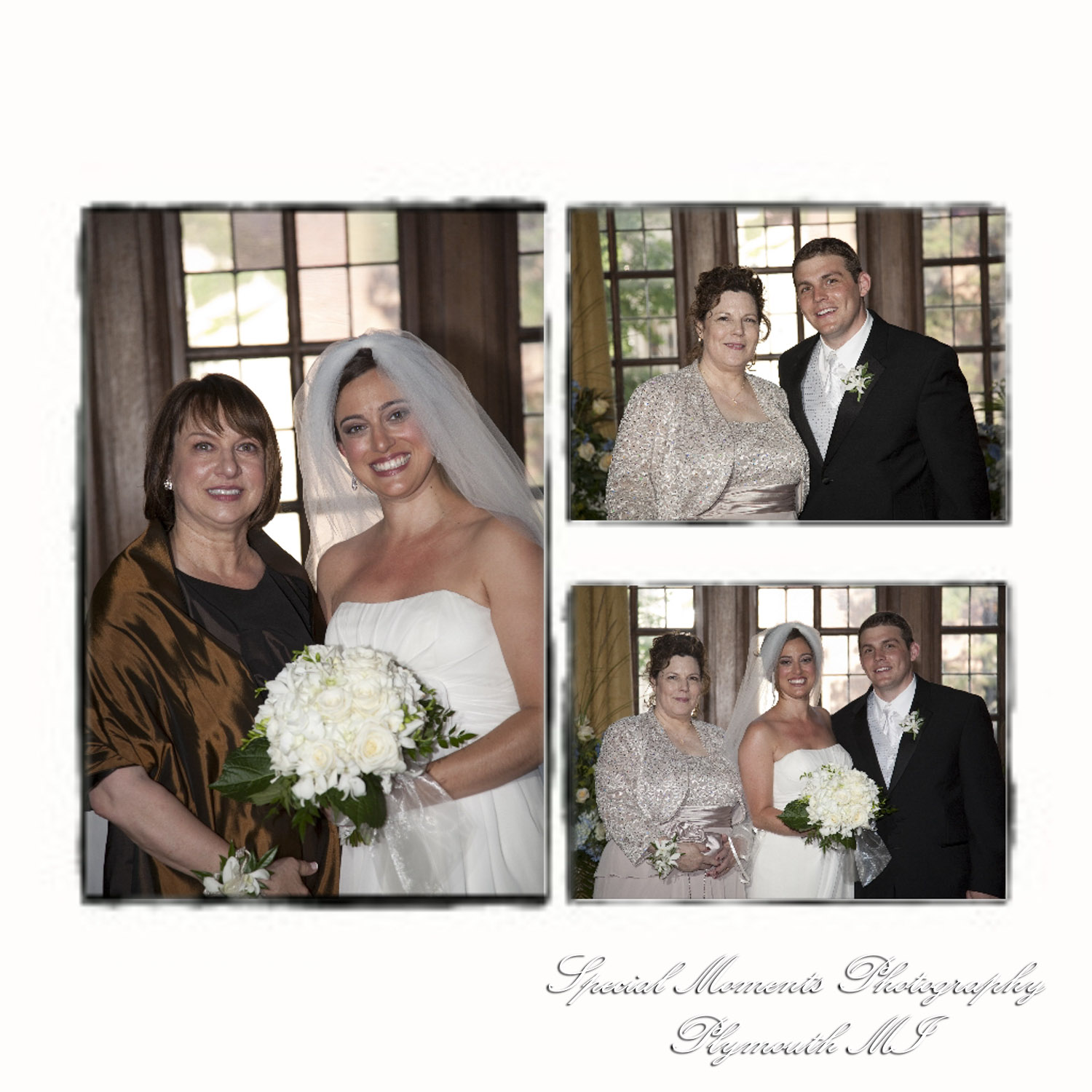 Kelly & Chris at Michigan League Ballroom Ann Arbor MI wedding photograph