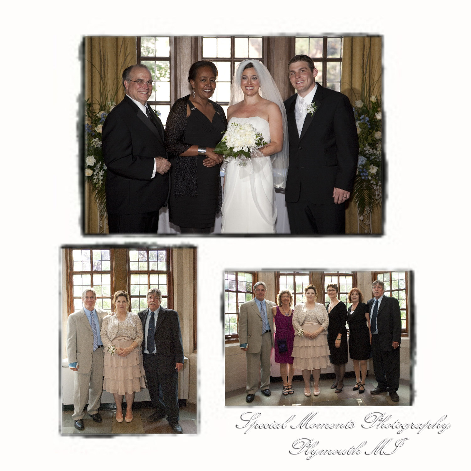 Kelly & Chris at Michigan League Ballroom Ann Arbor MI wedding photograph