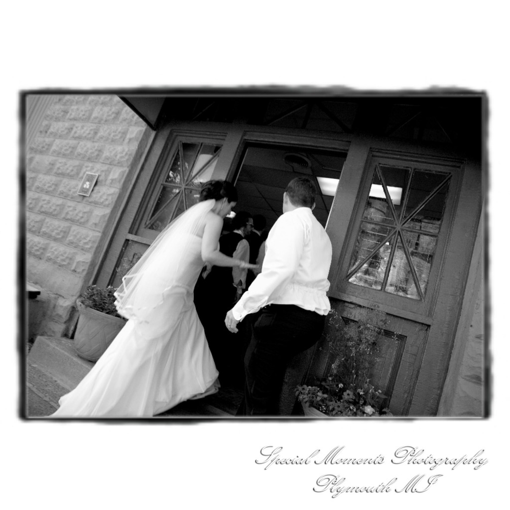 Kelly & Chris at Michigan League Ballroom Ann Arbor MI wedding photograph