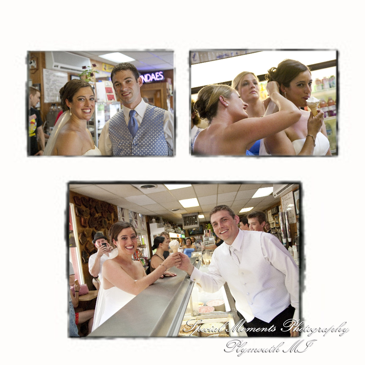 Kelly & Chris at Michigan League Ballroom Ann Arbor MI wedding photograph