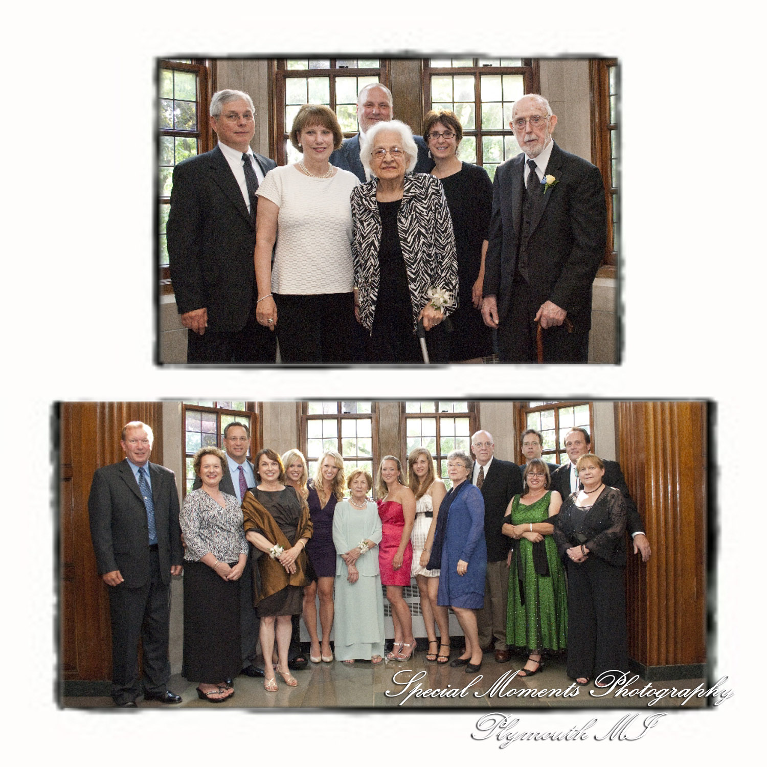 Kelly & Chris at Michigan League Ballroom Ann Arbor MI wedding photograph