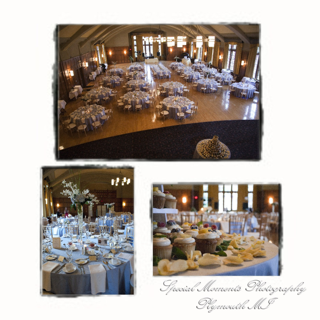 Kelly & Chris at Michigan League Ballroom Ann Arbor MI wedding photograph