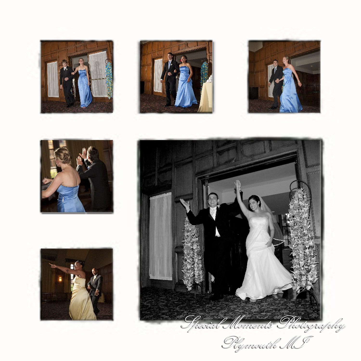 Kelly & Chris at Michigan League Ballroom Ann Arbor MI wedding photograph