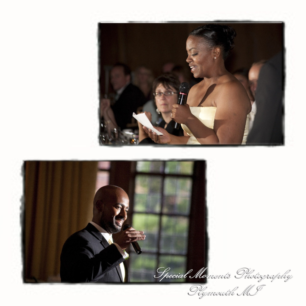 Kelly & Chris at Michigan League Ballroom Ann Arbor MI wedding photograph