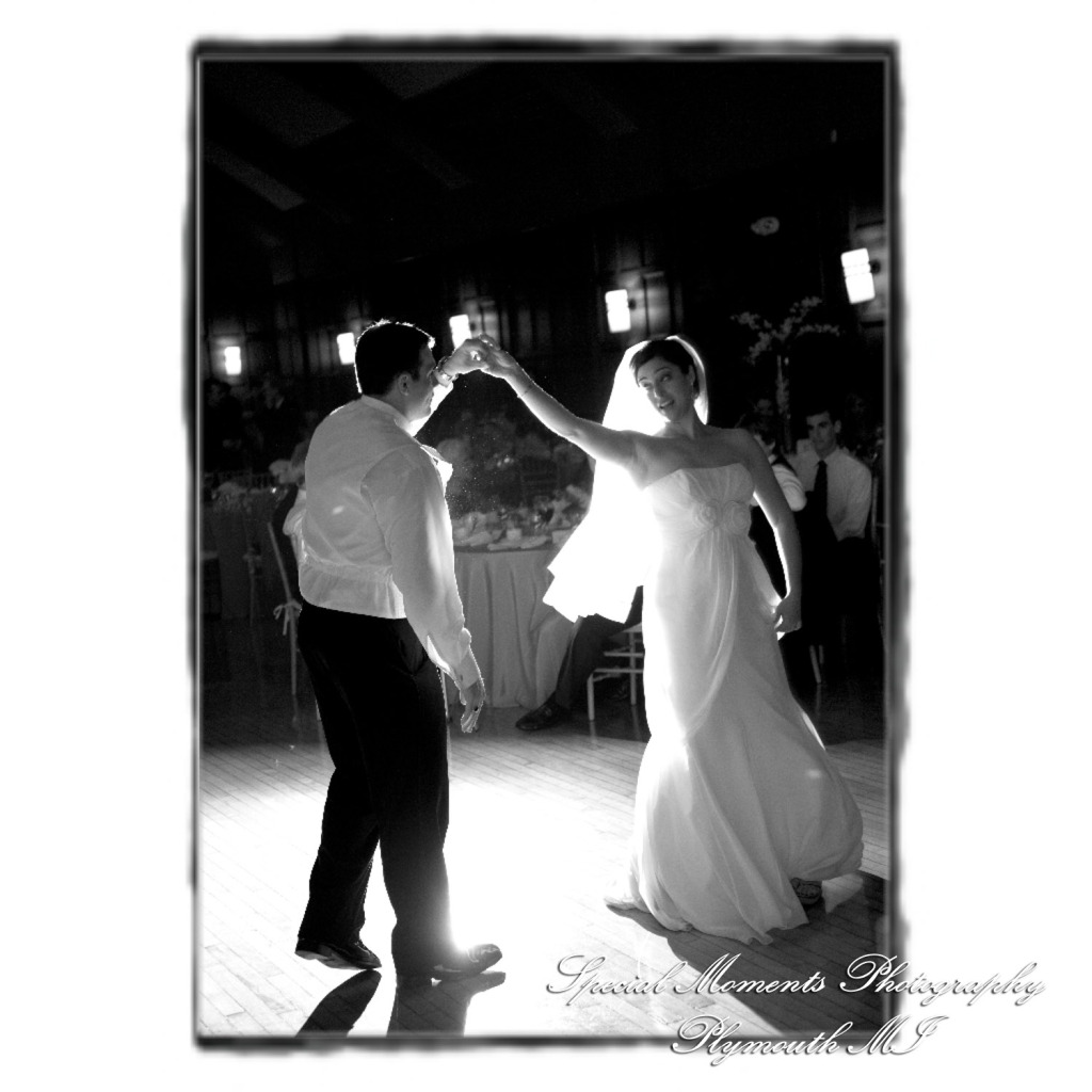 Kelly & Chris at Michigan League Ballroom Ann Arbor MI wedding photograph