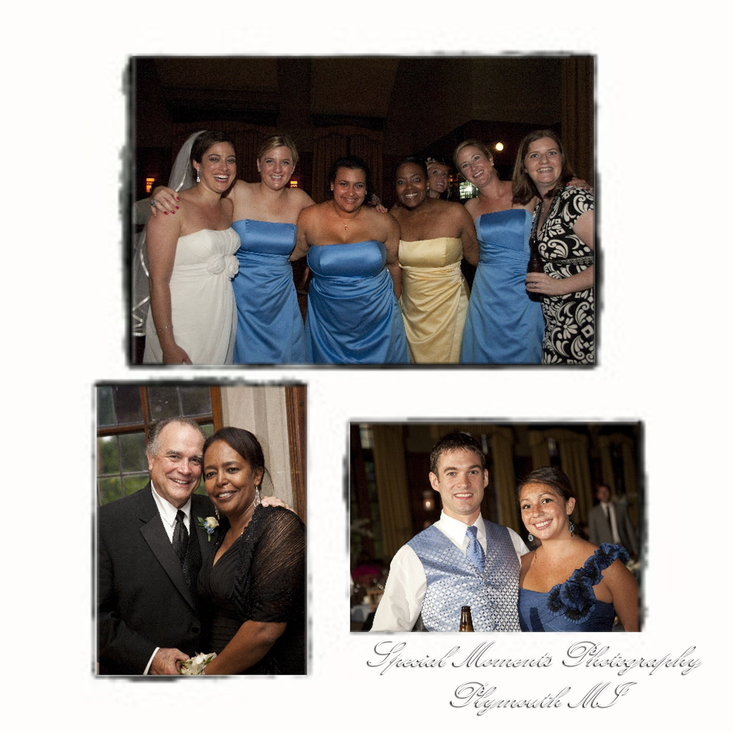 Kelly & Chris at Michigan League Ballroom Ann Arbor MI wedding photograph