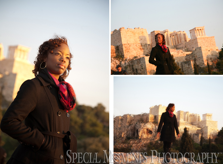 Streets of Athens Greece model portfolio