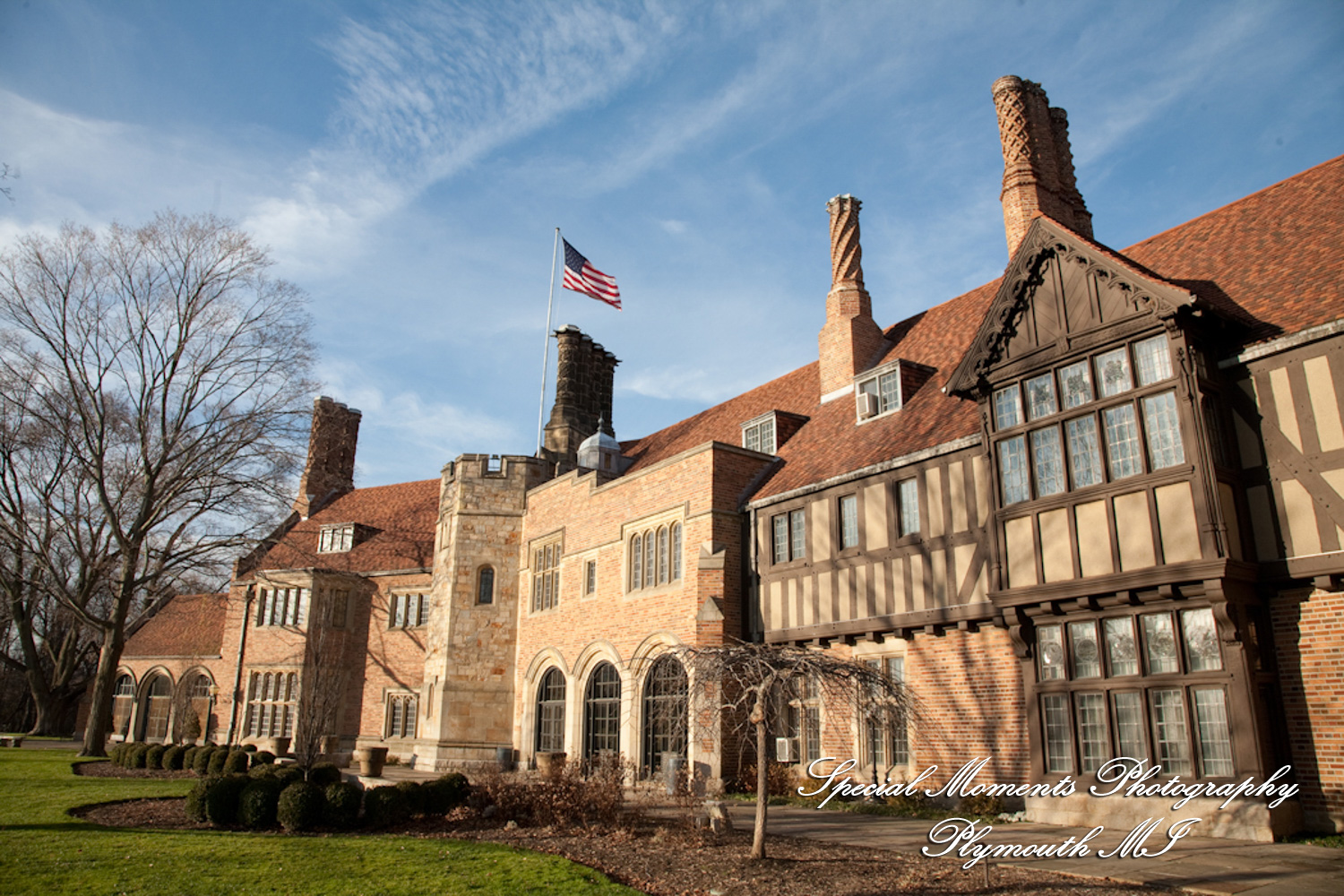 Lou & Brian at Meadow Brook Hall Rochester MI wedding photograph