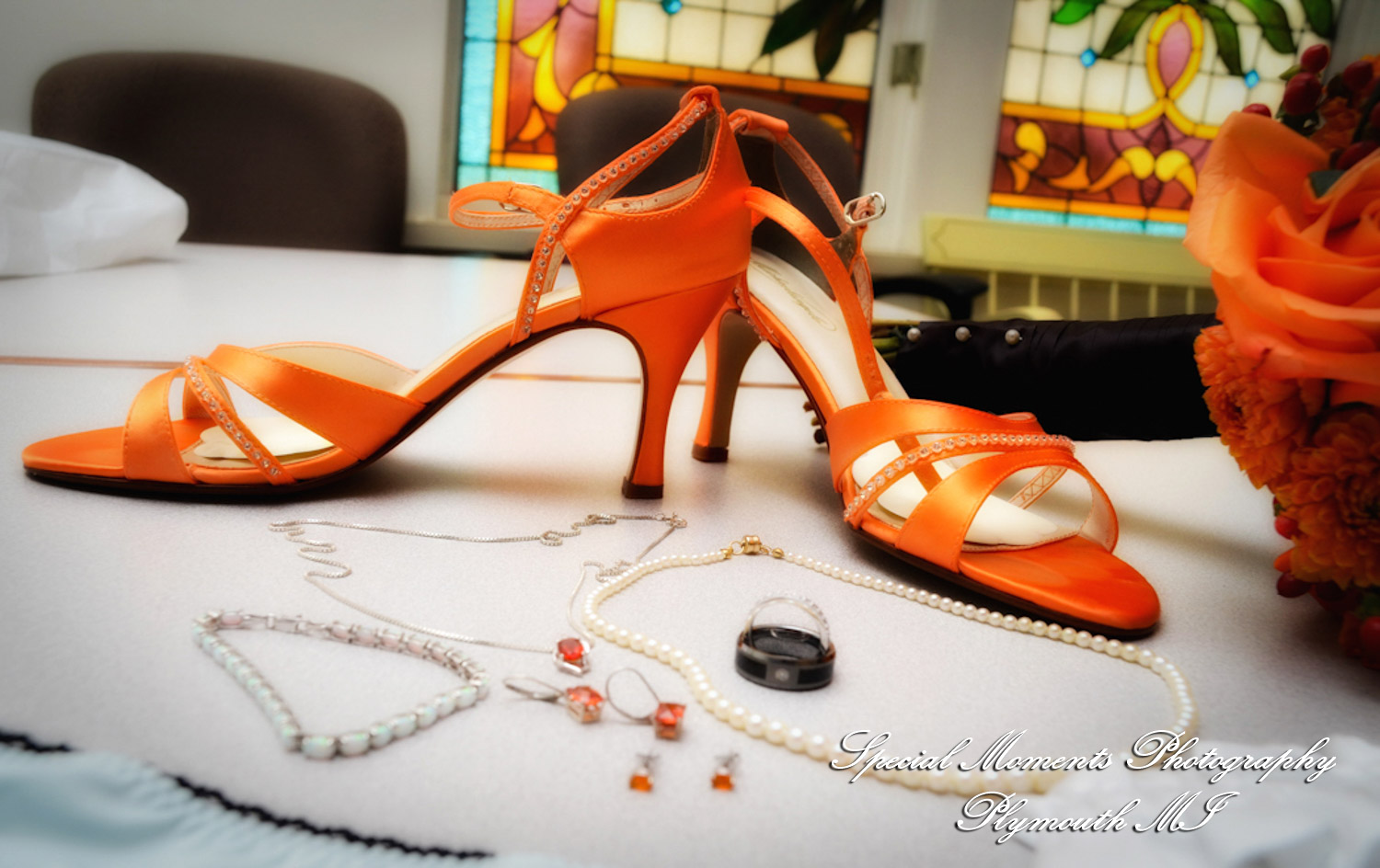 Mandie & Zachery at First United Methodist Church Chelsea MI wedding photography