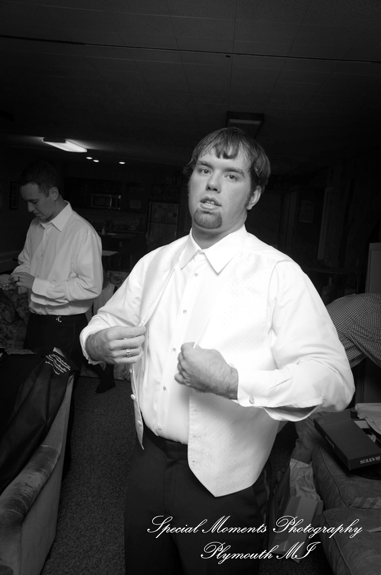 Mandie & Zachery at First United Methodist Church Chelsea MI wedding photography
