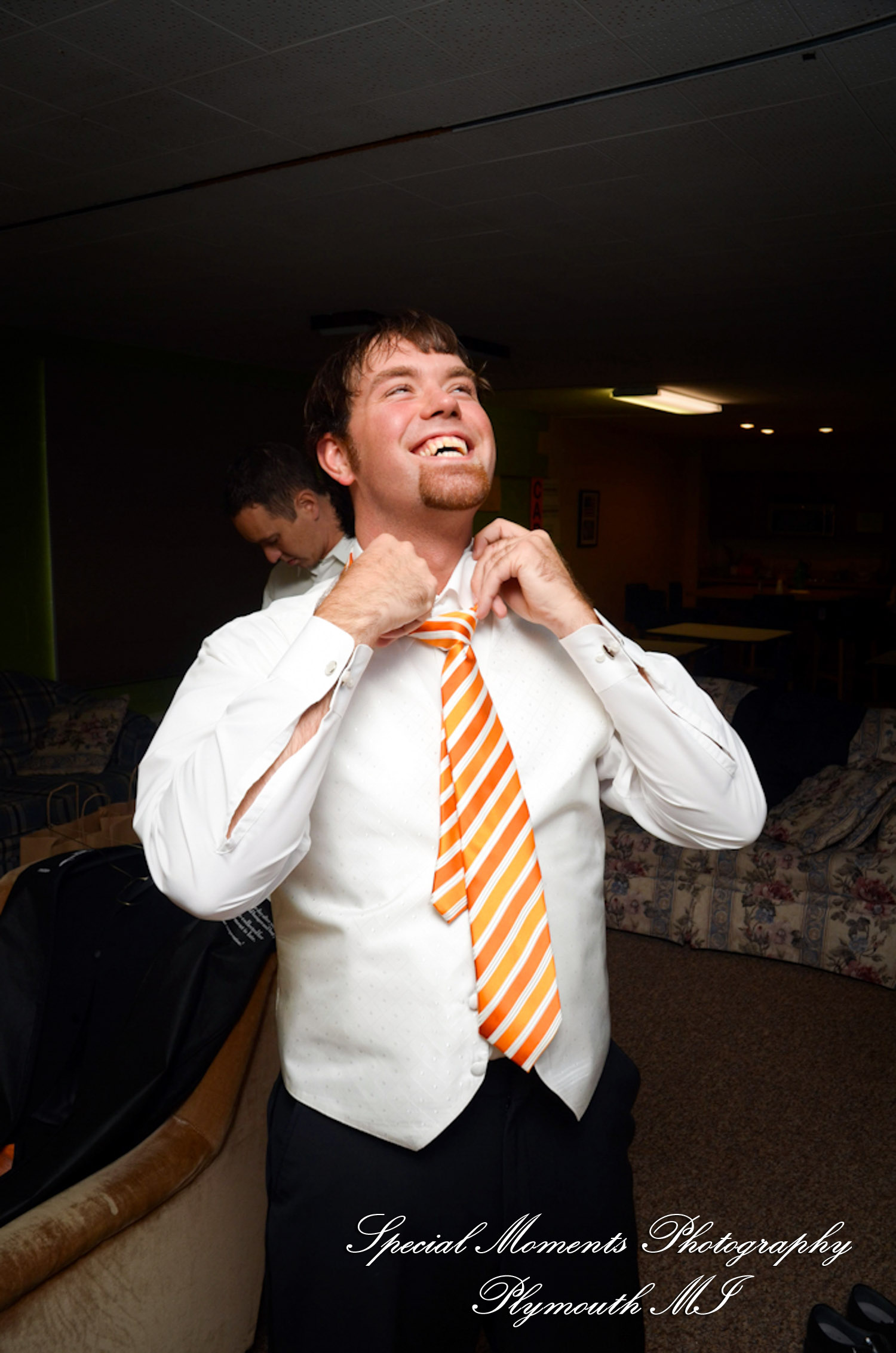 Mandie & Zachery at First United Methodist Church Chelsea MI wedding photography