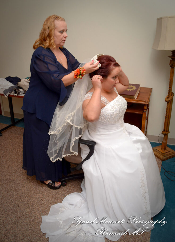Mandie & Zachery at First United Methodist Church Chelsea MI wedding photography