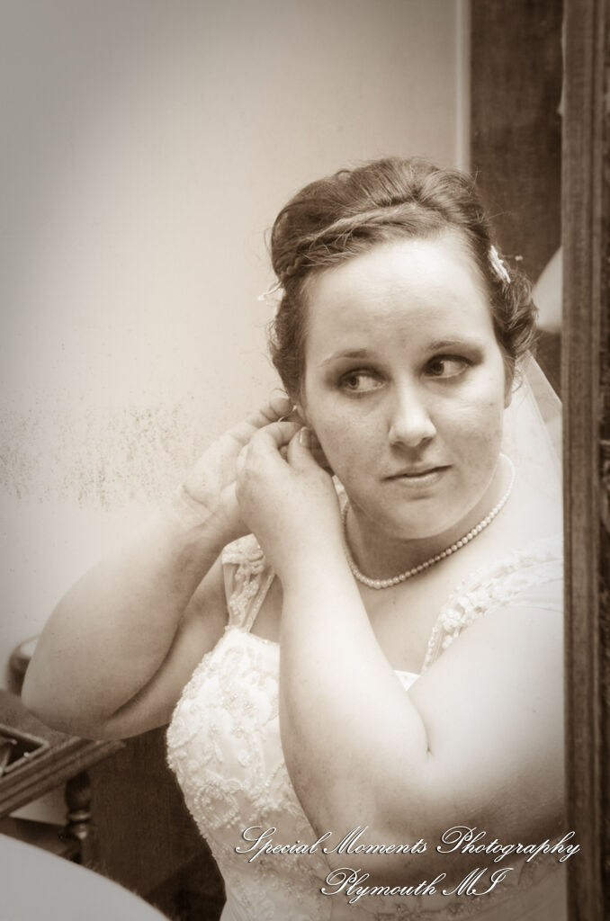 Mandie & Zachery at First United Methodist Church Chelsea MI wedding photography