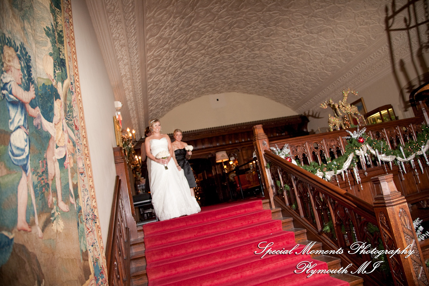 Lou & Brian at Meadow Brook Hall Rochester MI wedding photograph