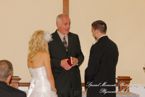 Stephanie & Josh at Mill Race Village Church Northville MI wedding photograph