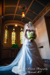 Lindsey & Jim at St. Ambrose Catholic Grosse Pointe Park MI wedding photograph