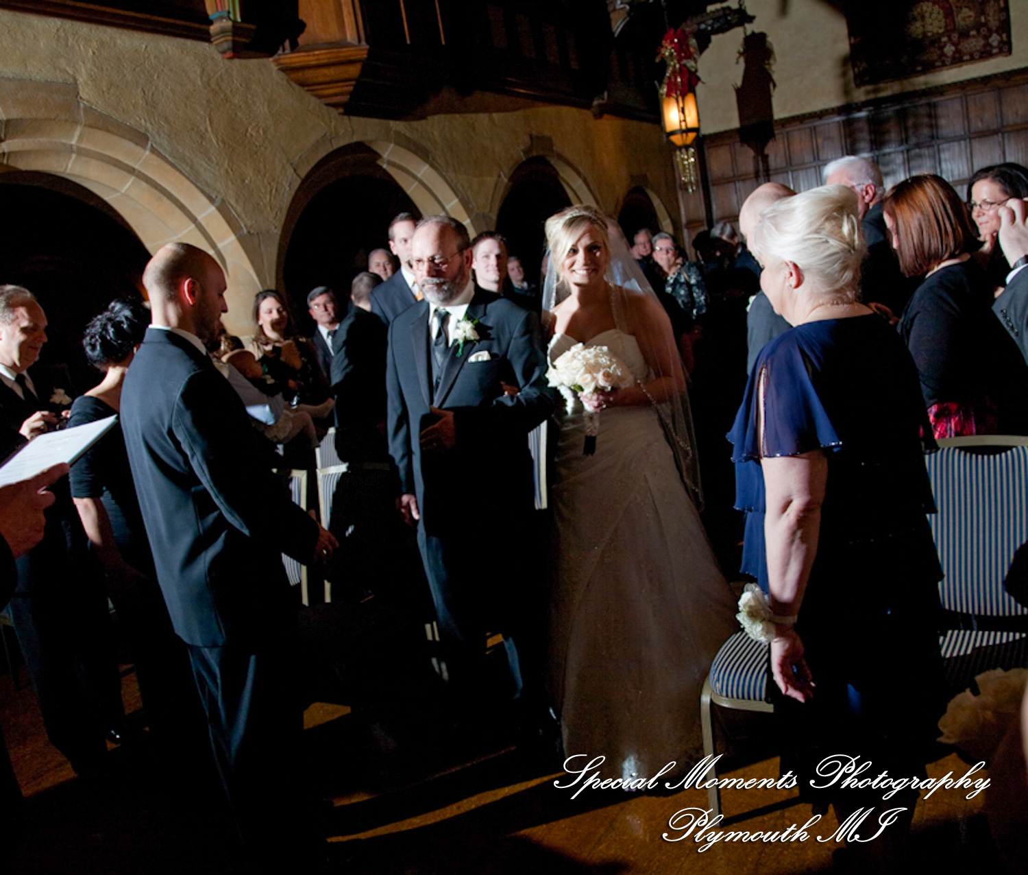 Lou & Brian at Meadow Brook Hall Rochester MI wedding photograph