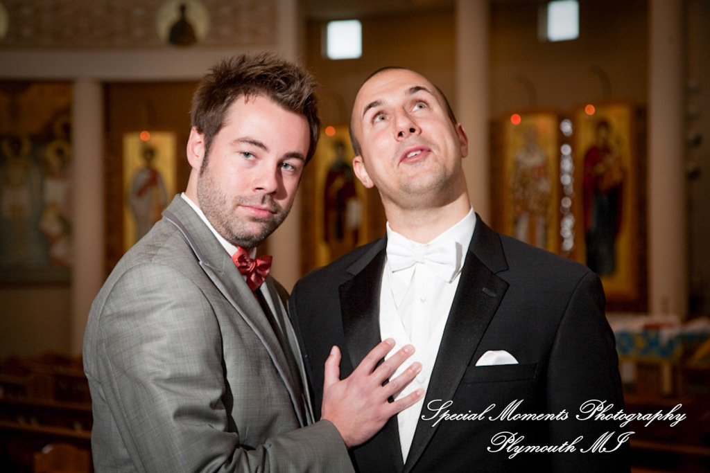 Dayna & Anthony at St. Nicholas Greek Orthodox Church Troy MI wedding photograph