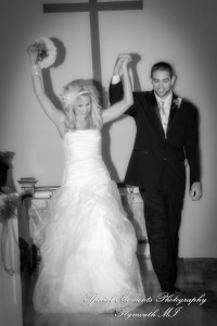 Stephanie & Josh at Mill Race Village Church Northville MI wedding photograph