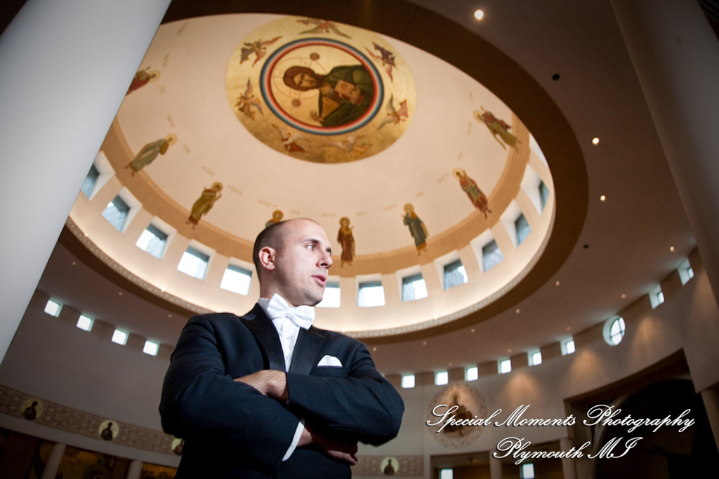 Dayna & Anthony at St. Nicholas Greek Orthodox Church Troy MI wedding photograph