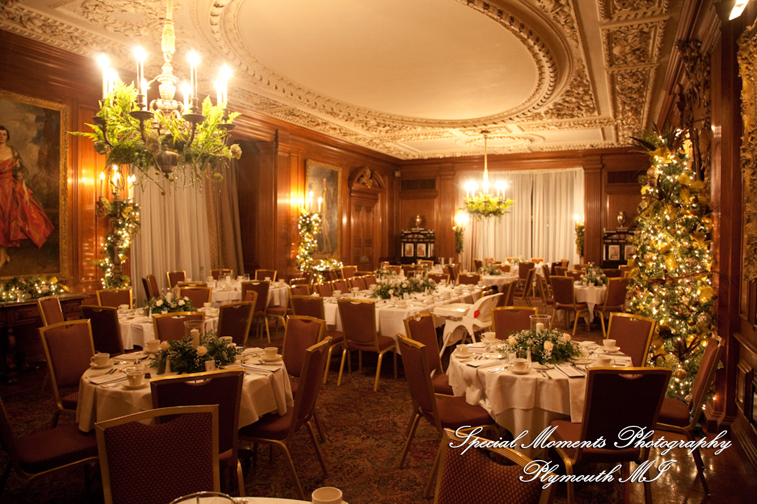 Lou & Brian at Meadow Brook Hall Rochester MI wedding photograph