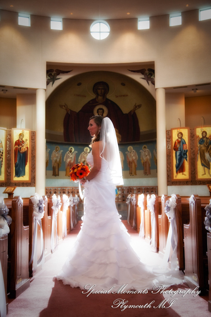 Dayna & Anthony at St. Nicholas Greek Orthodox Church Troy MI wedding photograph