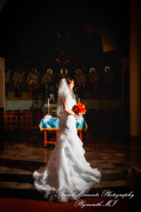Dayna & Anthony at St. Nicholas Greek Orthodox Church Troy MI wedding photograph