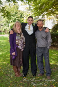 Stephanie & Josh at Mill Race Village Church Northville MI wedding photograph