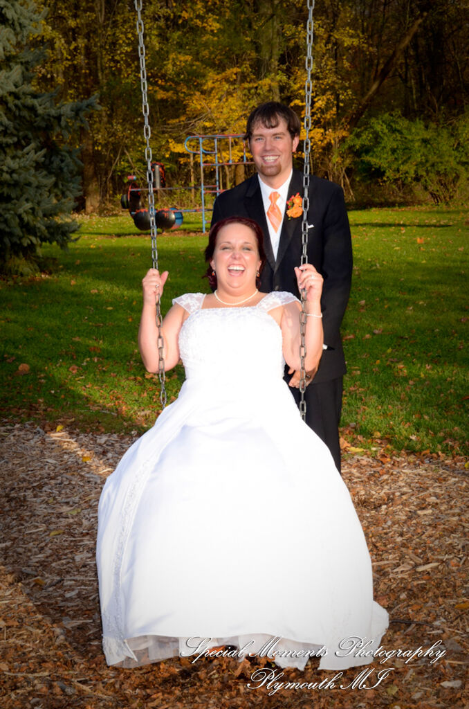 Mandie & Zachery at First United Methodist Church Chelsea MI wedding photography