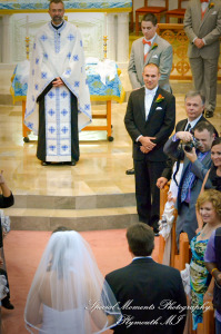 Dayna & Anthony at St. Nicholas Greek Orthodox Church Troy MI wedding photograph